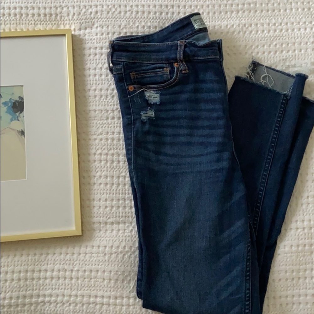 🔷Abercrombie & Fitch Super Skinny High Rise 8